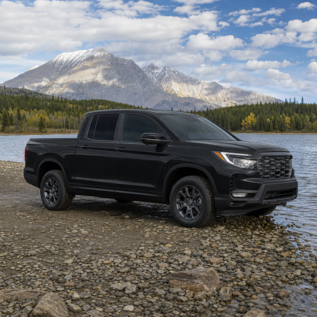 2026 Honda Ridgeline TrailSport — Crystal Black Pearl