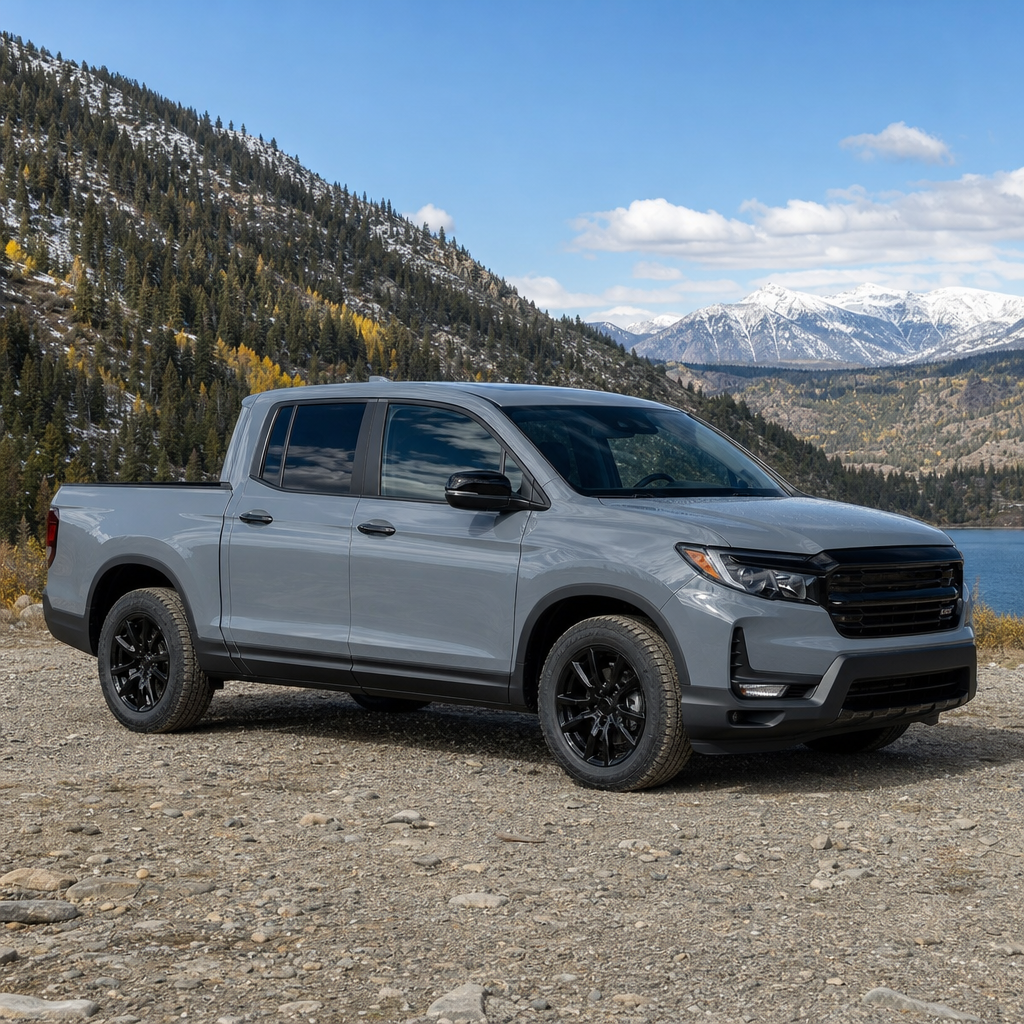 2026 Honda Ridgeline Black Edition — Sonic Gray Pearl