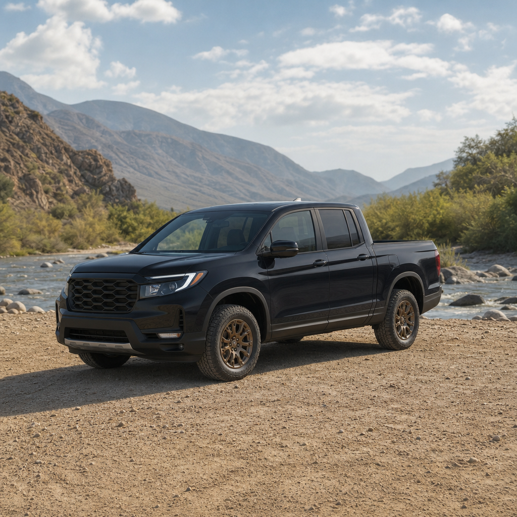 2026 Honda Ridgeline TrailSport — Crystal Black Pearl