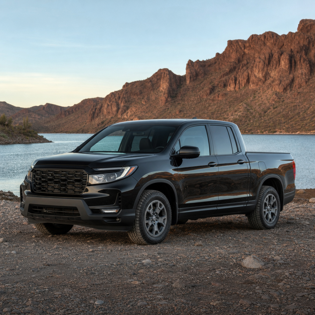 2026 Honda Ridgeline TrailSport — Crystal Black Pearl