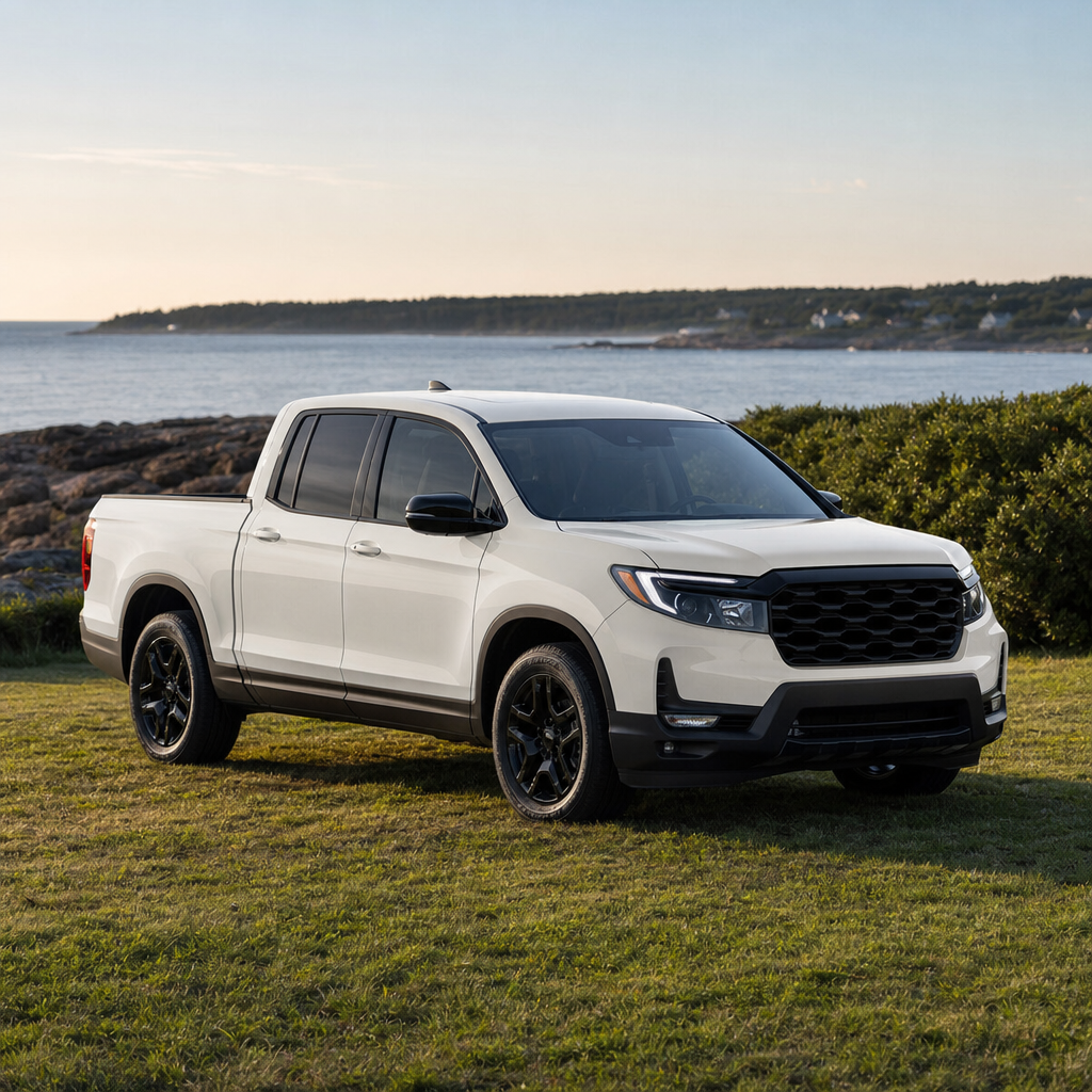 2026 Honda Ridgeline Black Edition Two-Tone — Platinum White Pearl