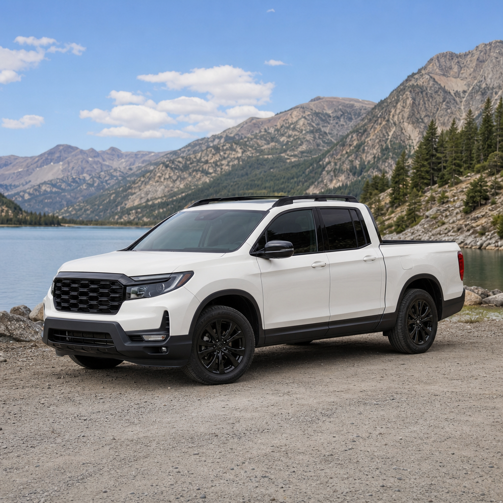 2026 Honda Ridgeline Black Edition Two-Tone — Platinum White Pearl