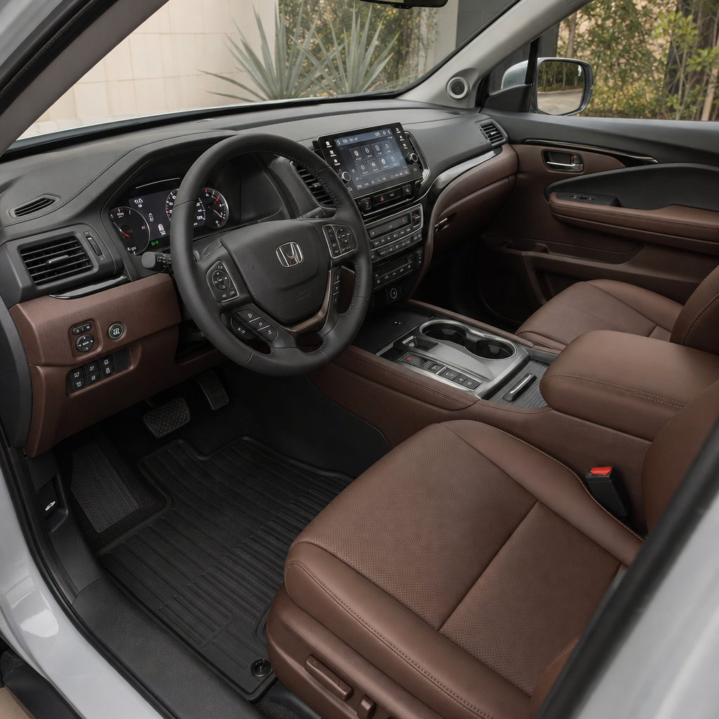 2026 Honda Ridgeline RTL — Brown Leather