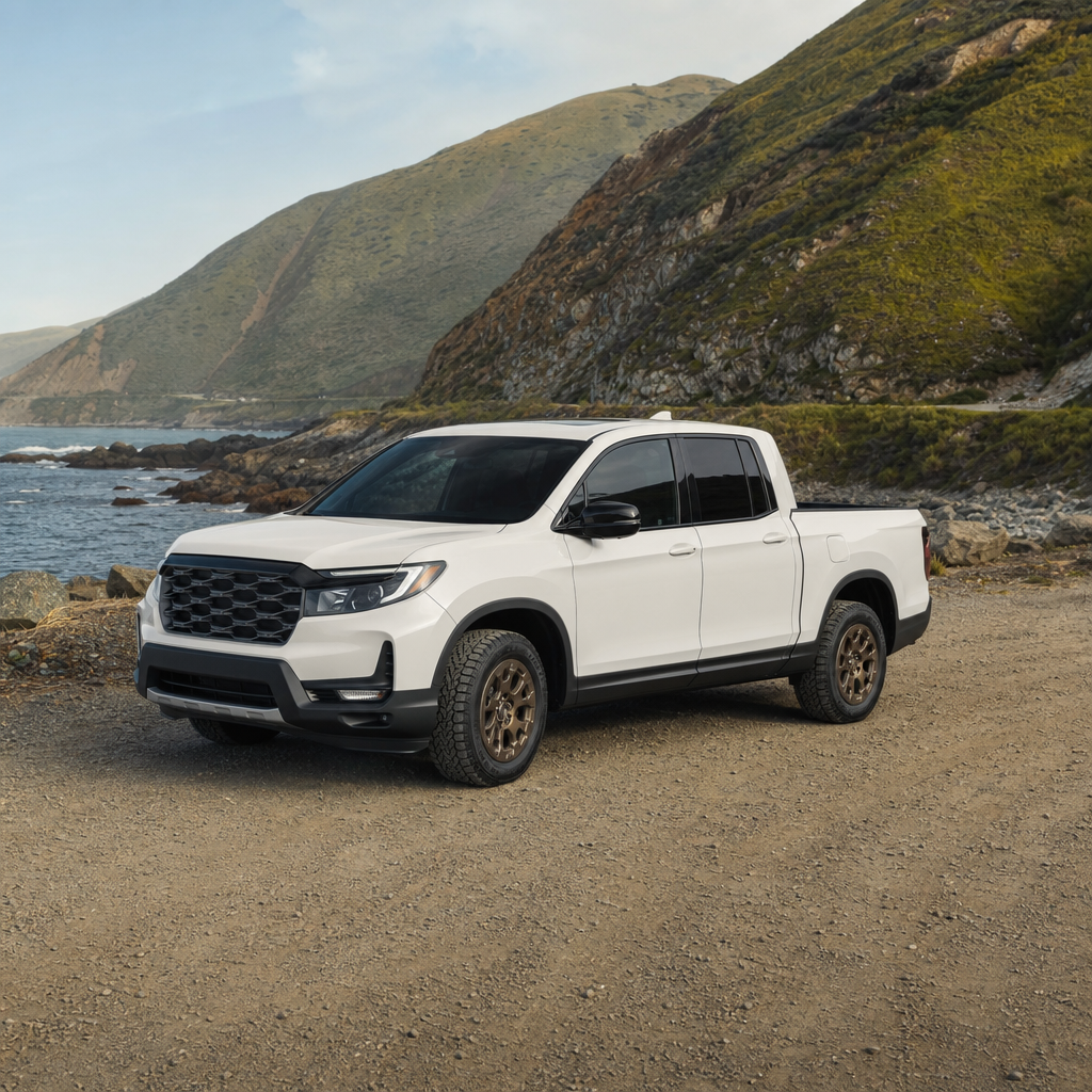 2026 Honda Ridgeline TrailSport+ — Platinum White Pearl
