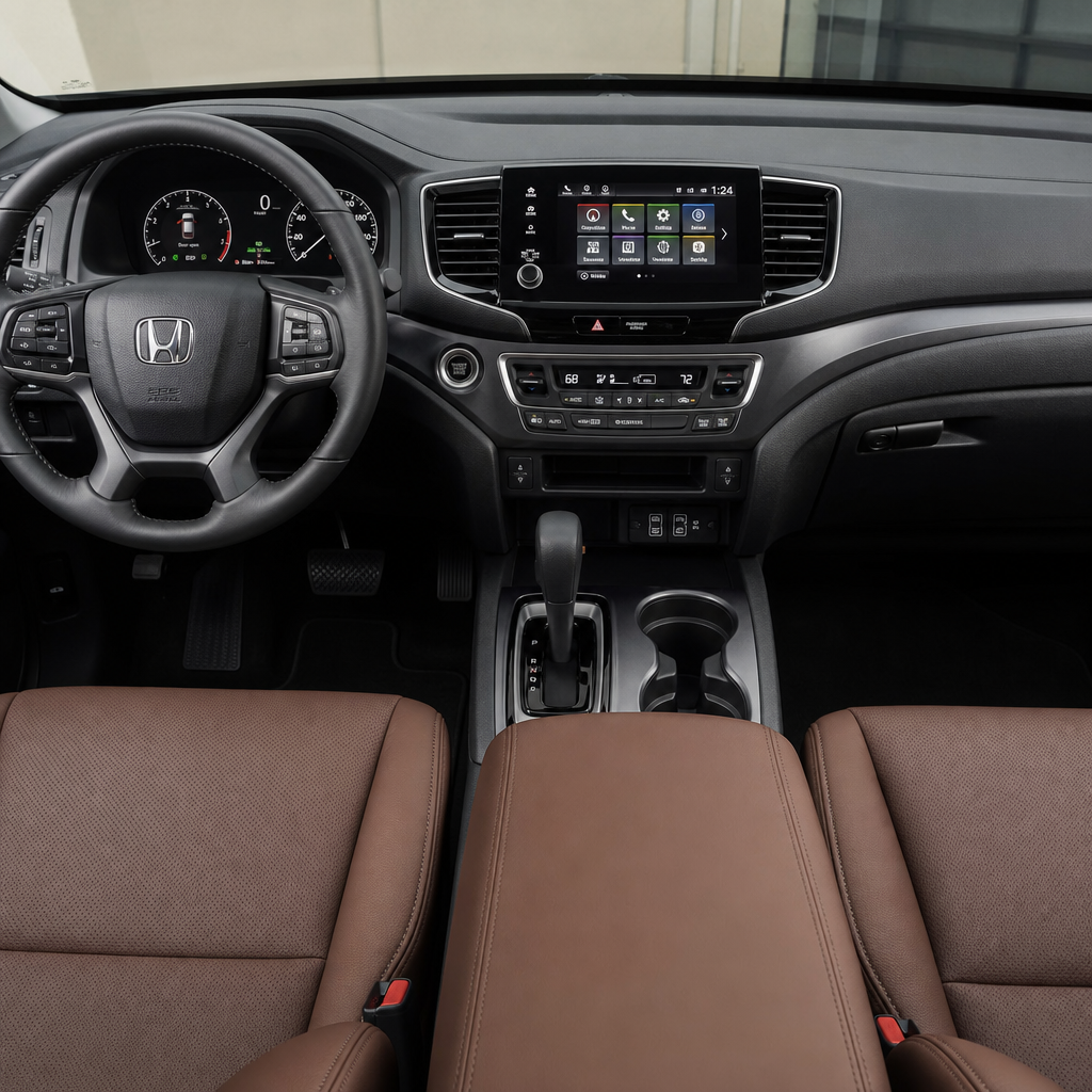 2026 Honda Ridgeline RTL — Brown Leather