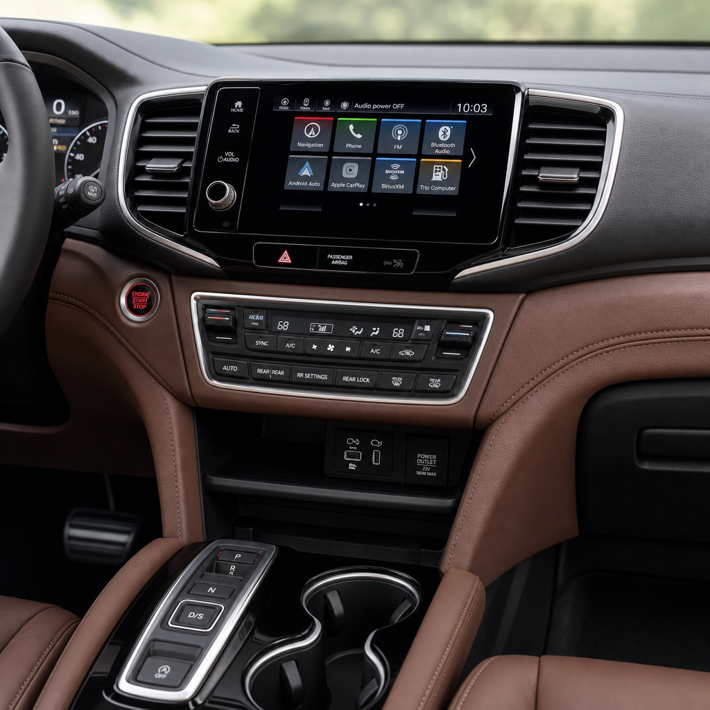 2026 Honda Ridgeline RTL — Brown Leather