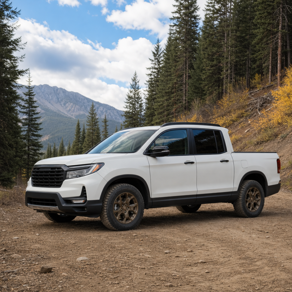 2026 Honda Ridgeline TrailSport+ — Platinum White Pearl