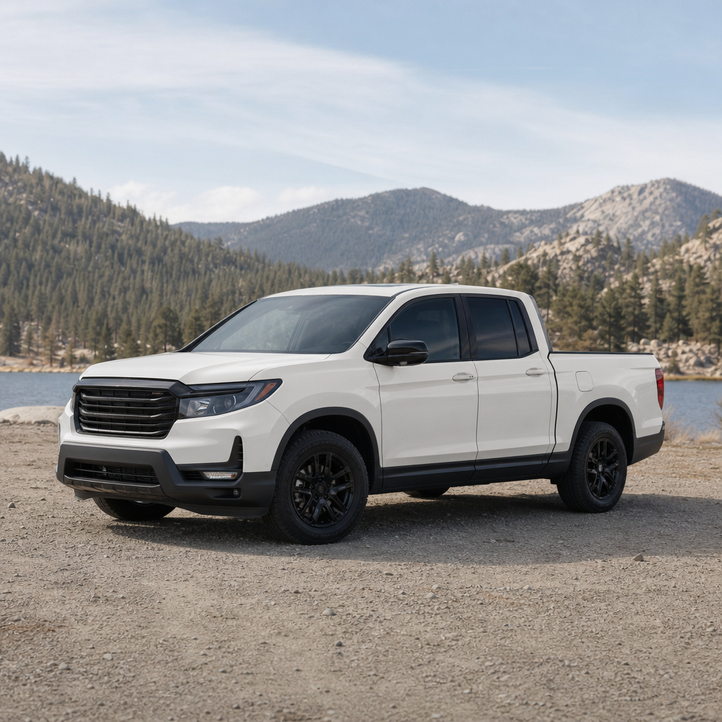 2026 Honda Ridgeline Black Edition Two-Tone — Platinum White Pearl