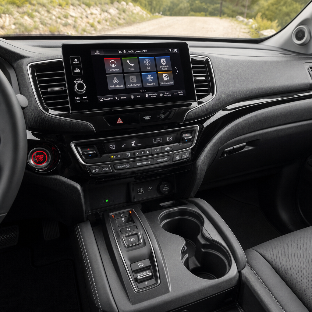 2026 Honda Ridgeline RTL — Black Leather