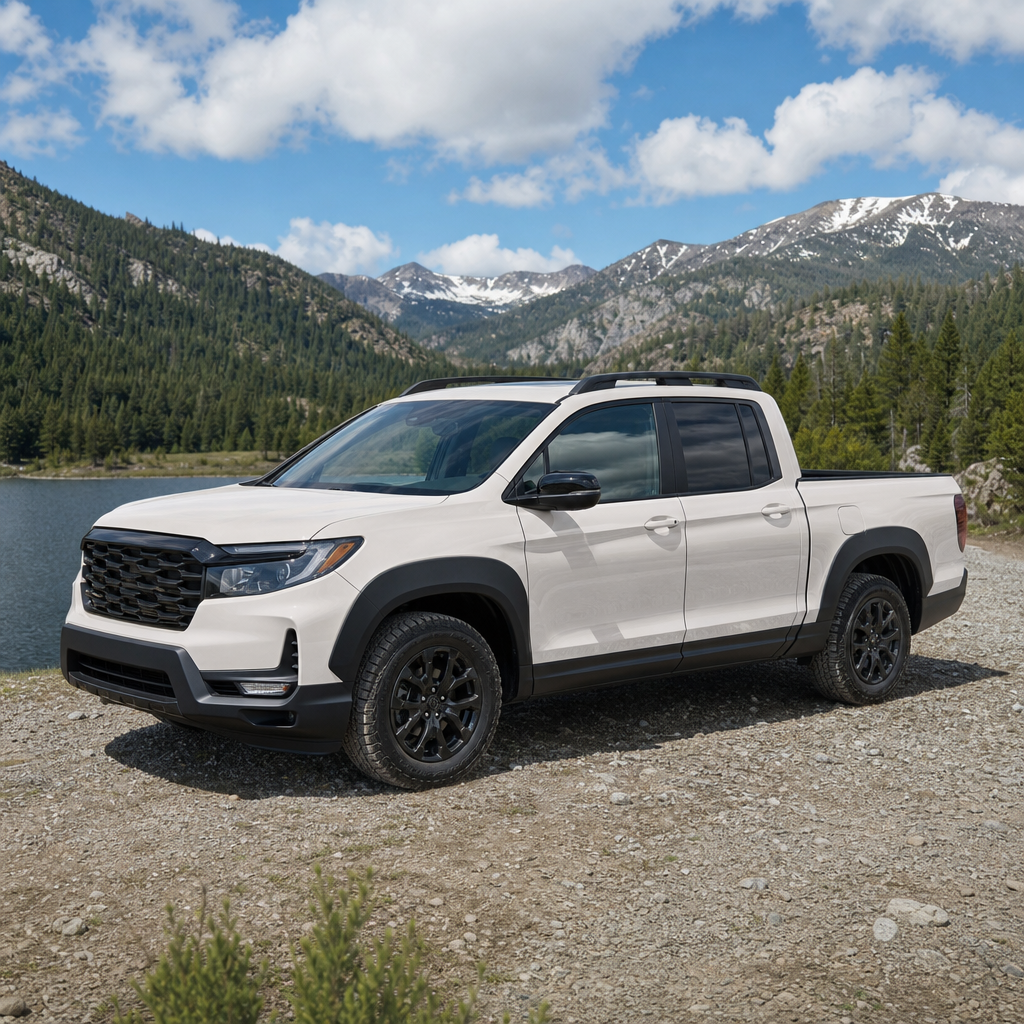 2026 Honda Ridgeline TrailSport+ — Platinum White Pearl