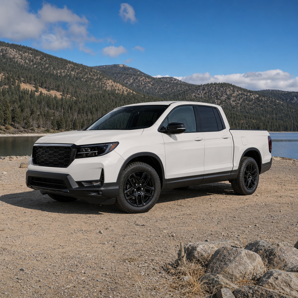 2026 Honda Ridgeline Black Edition Two-Tone — Platinum White Pearl